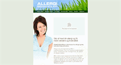 Desktop Screenshot of allergibehandler.dk
