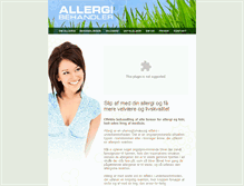 Tablet Screenshot of allergibehandler.dk